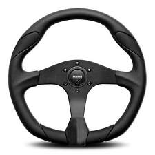 Momo Quark Blackblack Steering Wheel 350