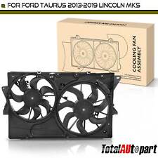 Radiator Fan Assembly W Shroud Dual Fans For Ford Taurus 2013-2019 Lincoln