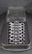 Snap-on 7 Piece Metric Short Combination Ratcheting Wrench Set 8 - 14mm Ra2h