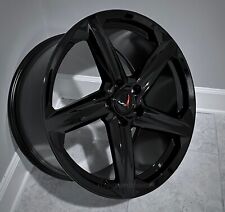 Gloss Black C8 Z06 Style Corvette Wheels Fits 2020-2024 C8 Basestingrayz51