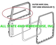 Outer Window Felt Sweep Belt Kit For 97-06 Fits Jeep Wrangler Tj Pair