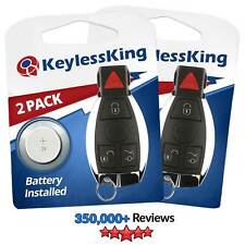 2 Replacement For Mercedes-benz Iyz3312 Keyless Entry Remote Car Key Fob Control