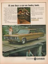 1966 Chrysler New Yorker 4-door Hardtop In Spice Gold Metallic - Vintage Car Ad
