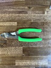 New Snap On Pwcss7acf Green Handle - Wire Cutter Stripper And Crimper Pliers.