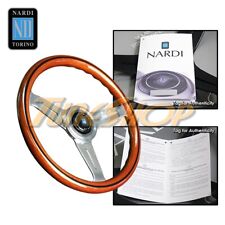 Italy Nardi Classic 330mm Steering Wheel Mahogany Wood With Polished Spoke