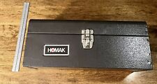 Vintage Homak Model 415 Metal Toolbox 15 W Metal Handle Lockable Latch Tray