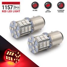Syneticusa 1157 Red Led Brake Stop Tail Light Parking Bulbs High Power