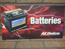 Ac Delco Battery Store Display Rack Sign Ac-delco Point Of Purchase Sign