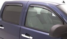 For 2007-2013 Chevy Silverado Gmc Sierra Crew Cab In-channel Smoke Window Visor