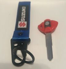 Suzuki Keychain Carabiner Shackle With Blank Key