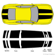 3m Bumblebee Racing Stripes For 2010 2011 2012 2013 Chevy Camaro Rs Ss