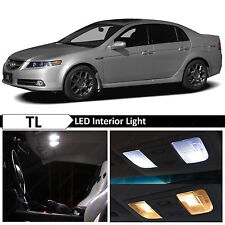 15x White Interior License Plate Led Lights Package Kit For 2004-2008 Acura Tl
