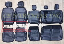 New Take Original Ford F150 Leather Seat Upholstery Black Fit 2021 2022 2023