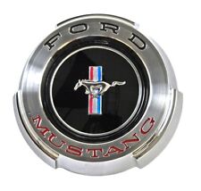 New 1965 Ford Mustang Chrome Twist On Gas Cap W Cable Fuel Cap