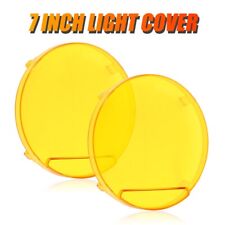 Auxbeam 7inch 9inch Round Led Driving Light Spot Pods Amber Cover Light Shield