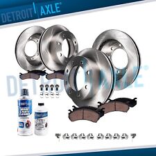 4wd Front Rear Disc Rotors Brake Pads Kit For 2005 2006 2007 Ford F-250 F-350 Sd