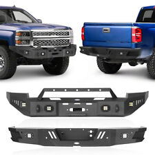 Off-road Front Or Rear Bumper Wwinch Plate For 2014-2015 Chevy Silverado 1500