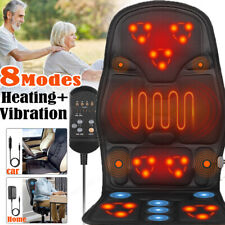Electric Massage Seat Cushion Car Heated Back Massager Chair Cover Mat Hot Sell