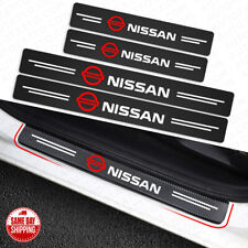 For Nissan Car Door Plate Sill Scuff Cover Anti Scratch Decal Sticker Protector