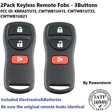 2x Entry Remote Control Keyless Key Fob For Nissan Cwtwb1u415 Cwtwb1u733 3b