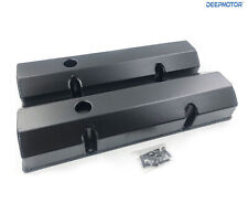 Fabricated Aluminum Valve Cover For Small Block Chevy Sbc 350 400 265 283 Black