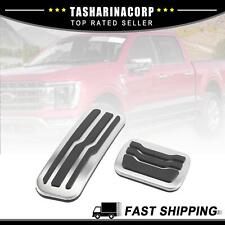 Car Accelerator Gas Brake Pedal Pad Cover Kit 1set Fit For Ford F-150 1975-2021