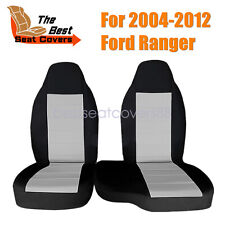 6040 High Back Both Side Seat Cover Black Gray For Ford Ranger Edge 2004-2012
