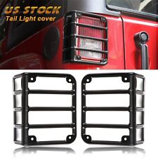 Tail Light Guards Cover Rear Lamps Trim Cover For Jeep Wrangler Jk Max 2007-2016