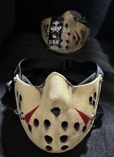 Jason Voorhees Half Mask - Created By Callosum Studios - Signed By Tom Savini