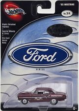 Hot Wheels 100 Preferred Ford Series 1964 Ford Thunderbolt On 65 Mustang Card