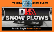 Toyota Dk2 82 X 19 Universal Mount T-frame Snow Plow Kit W Winch Remote
