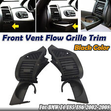 Front Air Vent Flow Grille Trim W Cup Holder For Bmw Z4 E85 E86 2002-2008 Black