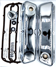 Sb Ford Chrome Valve Cover Kit Small Block 289 302 351w W Gaskets Bolts V8