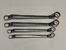 Snap On Sae Deep Offset Box Wrench Set 4 Pc 12 916 58 1116 34 1316 78