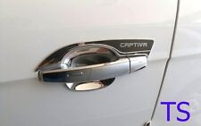 Chrome Handle Bowl Insert Cover Trim For New Chevrolet Captiva 4 Door 2012 V.1