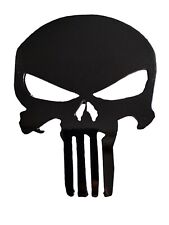 Punisher Trailer Hitch Cover Gloss Black Powdercoat 2 Inch Receiver Hitch Cover