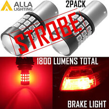 Alla Lighting Led 1157 Strobe Blinking Flashing Brake Light Bulb Safety Warning