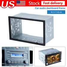 2 Din Car Radio Frame Fascia Dash Panel For Dvd Player Stereo Installation Kit