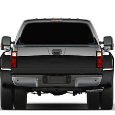Full Black Rear Window Perforated Decal Graphic Sticker For Truck Suv 135cmx36cm