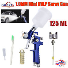 Mini Hvlp Air Paint Spray Gun 1.0mm Auto Car Detail Sprayer Gravity Touch Up Gun