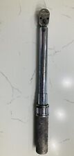 Snap-on 38 Drive Sae Adjustable Click-type Fixed Torque Wrench