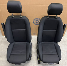 2019-2024 Mercedes-benz Sprinter Black Cloth Front Bucket Seats Oem