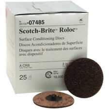 3m 07485 Scotch-brite Roloc Surface Conditioning Disc Coarse 3 Brown Box Of 25