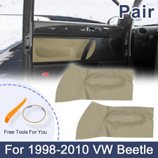 Left Right Door Panel Insert Card Cover For Volkswagen Beetle 1998-2010 Beige