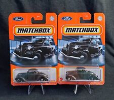 Matchbox 2022 1936 Ford Coupe 48100 Black Lot Of 2