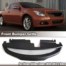 Front Bumper Grille Grill For Nissan Altima Coupe 2010-2013 2 Door Matte Black