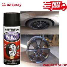 Wheel Coating Spray Paint Car Trucks Metallic Matt Black Rims Stop Rust Durable