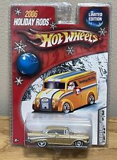 Sealed 2006 Hot Wheels Holiday Rods 57 Chevy Bel Air Gold Real Riders Limited