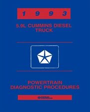 1993 Dodge Truck 5.9l Cummins Diesel Engine Diagnostic Service Repair Manual