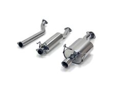 Yonaka 02-06 Acura Rsx Type S Polished Stainless Steel Catback Exhaust 3.5 Tip